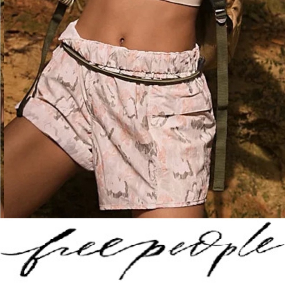 Free People Movement Ivory Combo In The Wild shorts❤️ - Picture 2 of 9